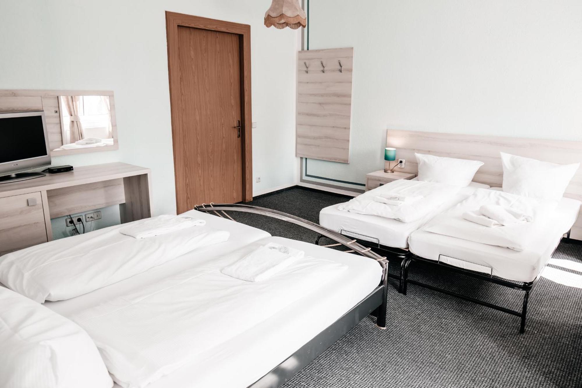 Hotel Am Fluss Heidesee Esterno foto