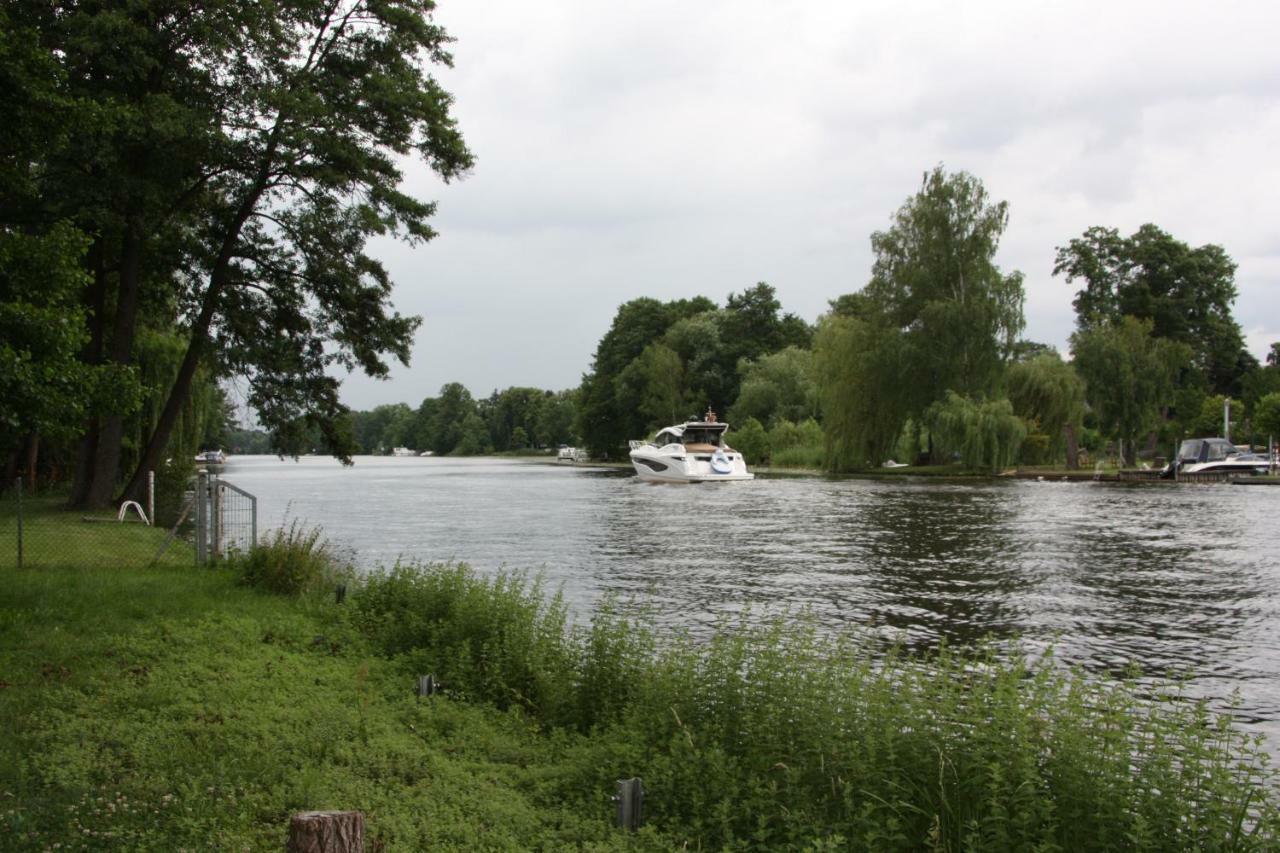 Hotel Am Fluss Heidesee Esterno foto
